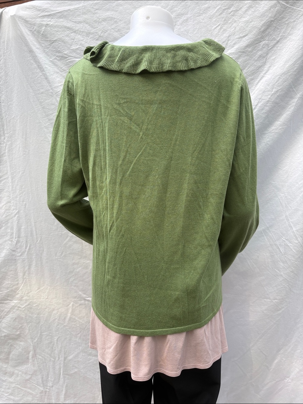 J. Jill Olive Green Knit Top - Picture 12 of 12